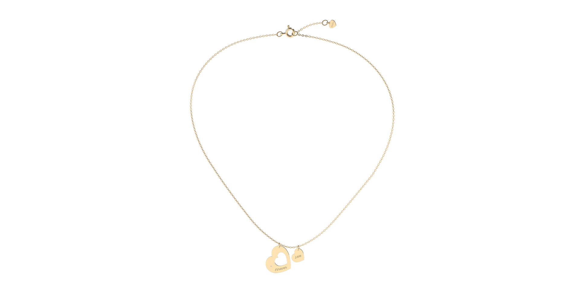Diamond necklace Love Forever
