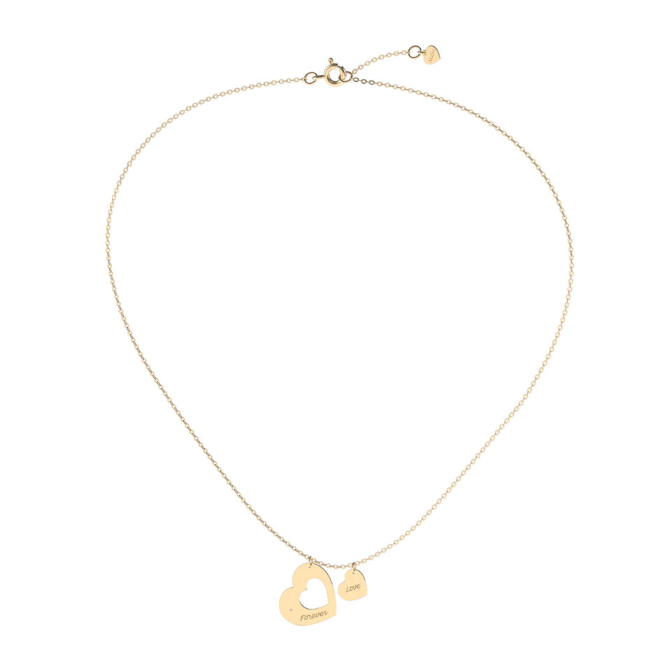 Diamond necklace Love Forever
