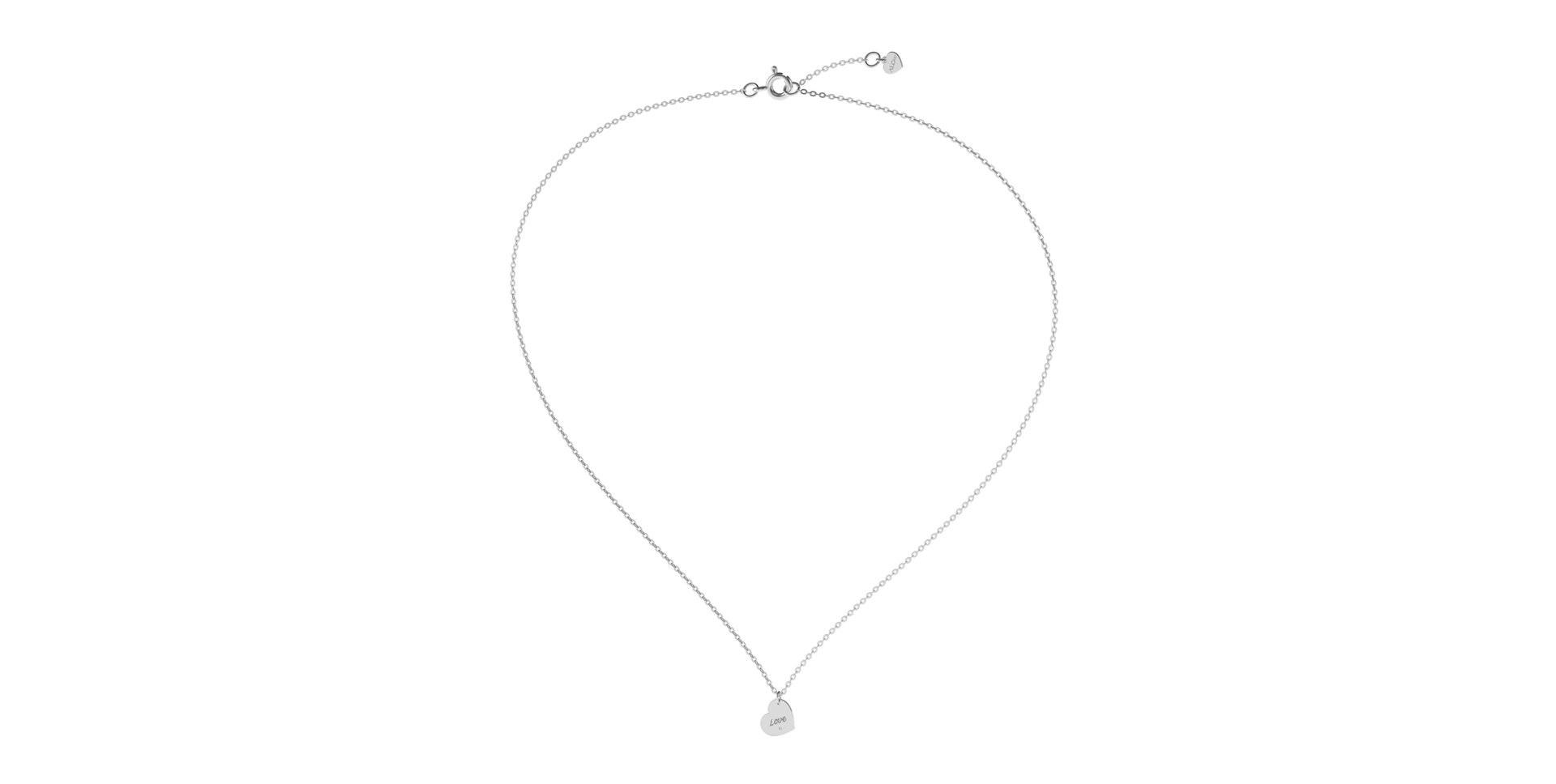 Diamond necklace Love