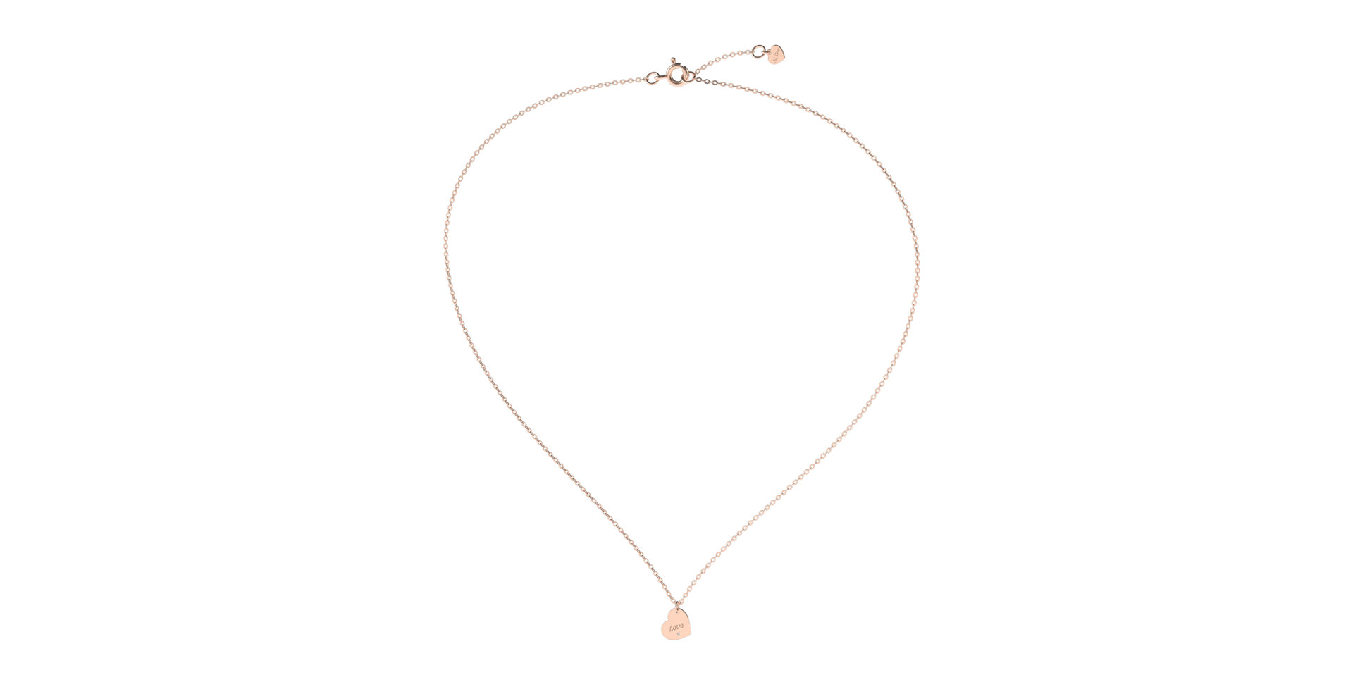 Diamond necklace Love