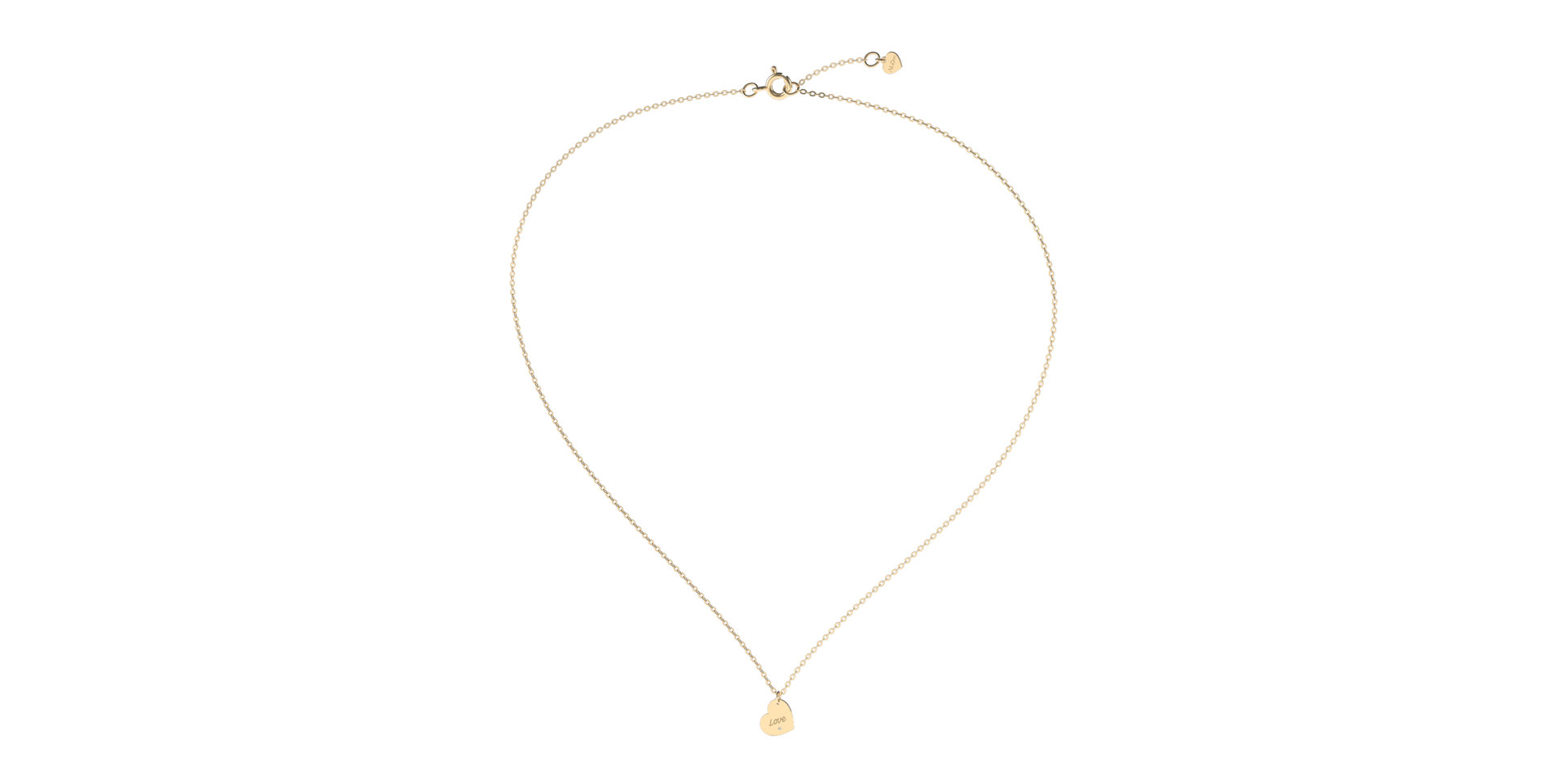 Diamond necklace Love
