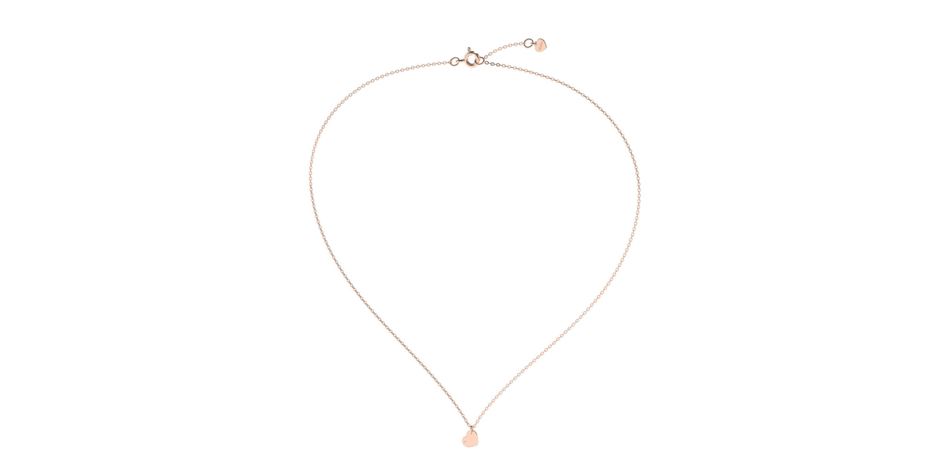 Diamond necklace Precious Heart