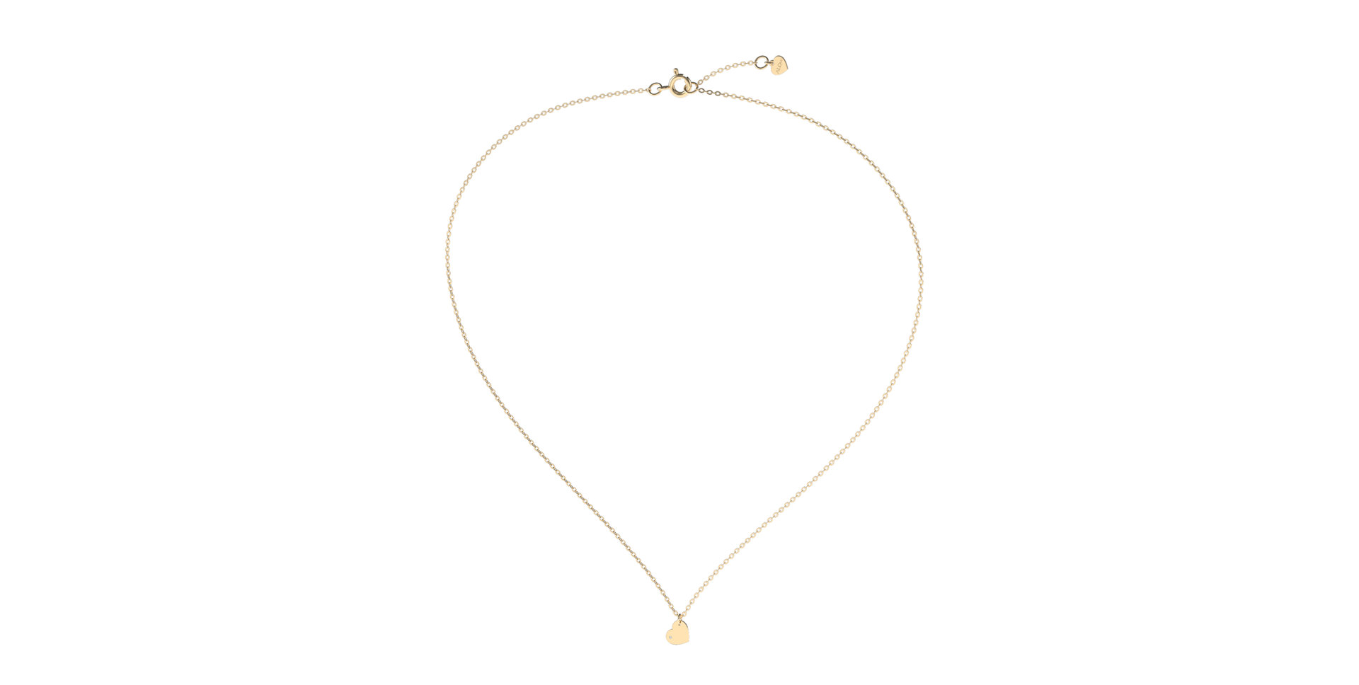 Diamond necklace Precious Heart