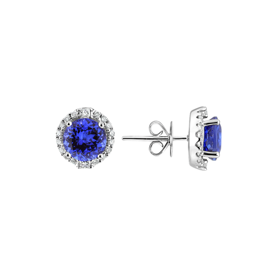 Diamond earrings with Tanzanite Tanzania Dream