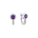 Diamond earrings with Amethyst Starshine Essence3