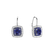 Diamond earrings with Sapphire Sparkling Rise3
