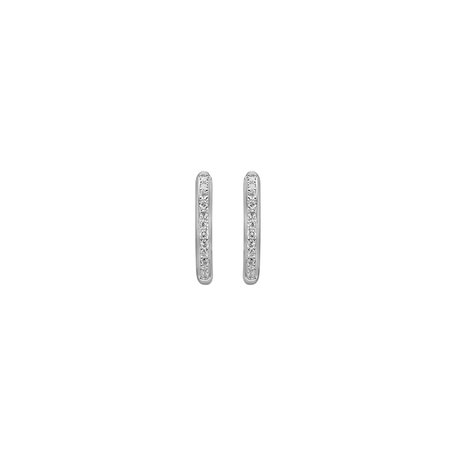 Diamond earrings Shiny Moon