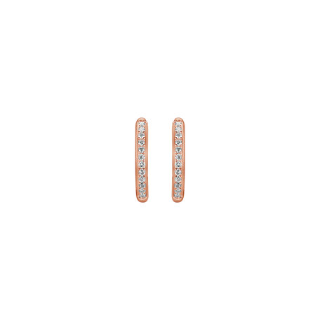 Diamond earrings Shiny Moon