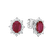 Diamond earrings with Ruby Mary Magdalene3