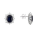 Diamond earrings with Sapphire Princess3