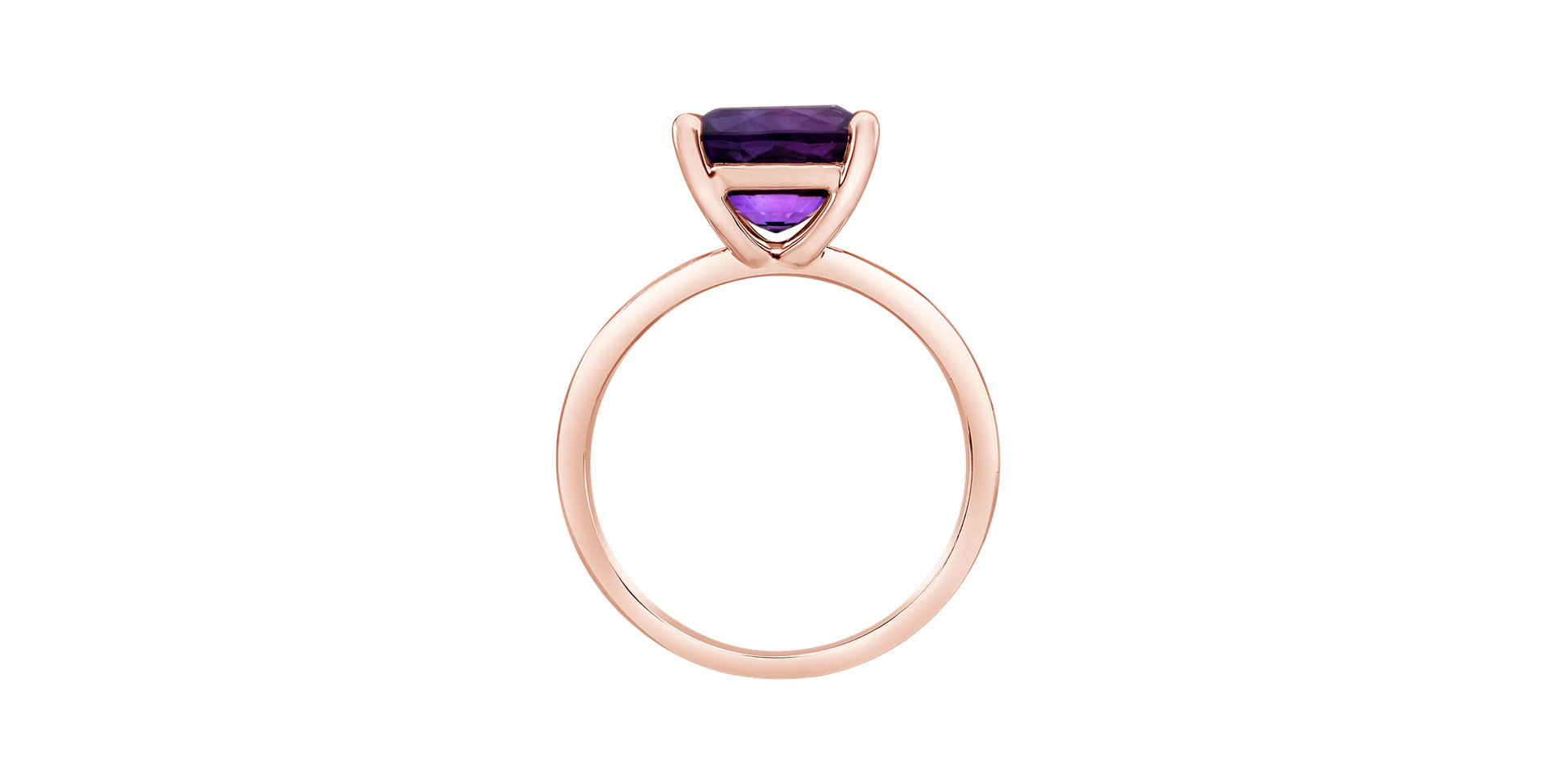 Ring with Amethyst Brazil Bonbon