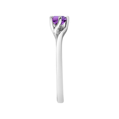 Ring with Amethyst Brazil Bonbon