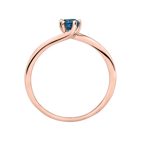 Ring with Topaz London Bonbon
