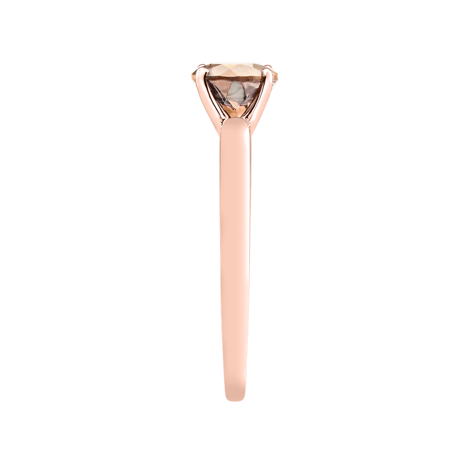 Ring with Morganite Bonbon