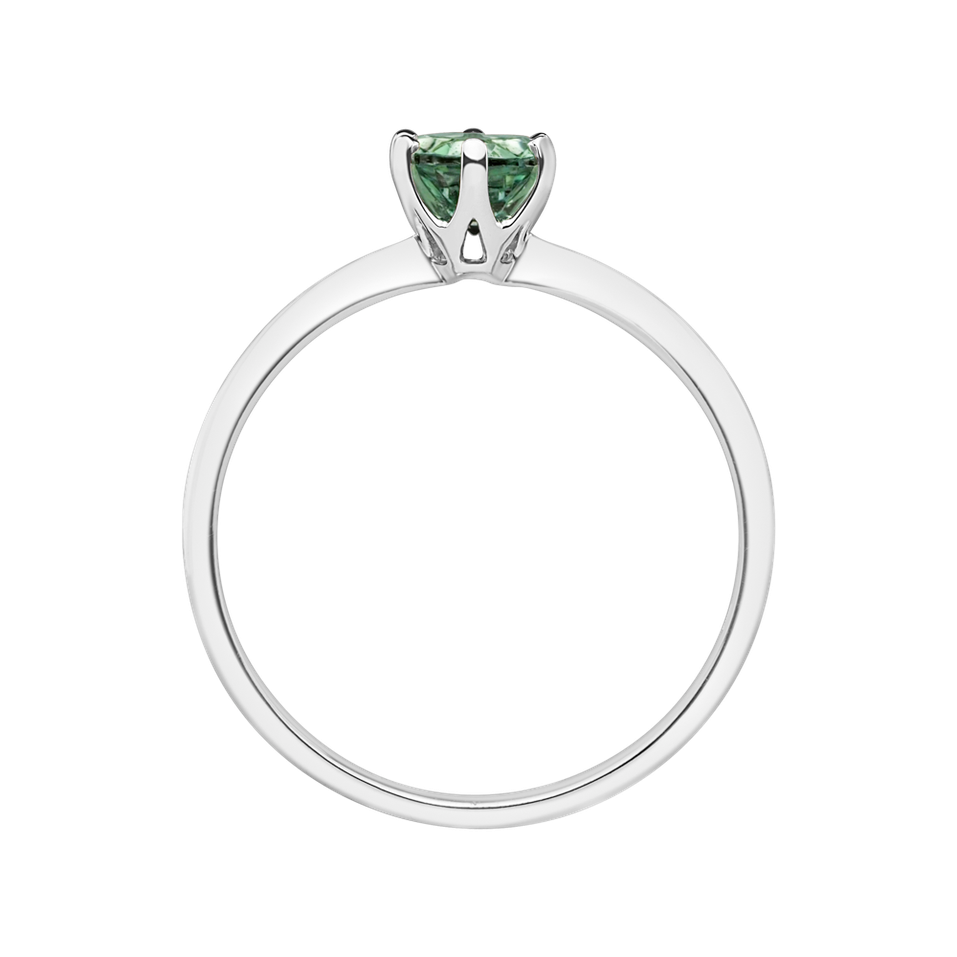 Ring with Turquoise Tourmaline Bonbon