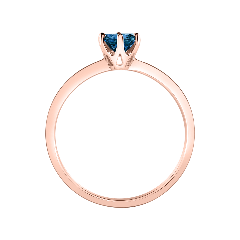 Ring with Topaz London Bonbon