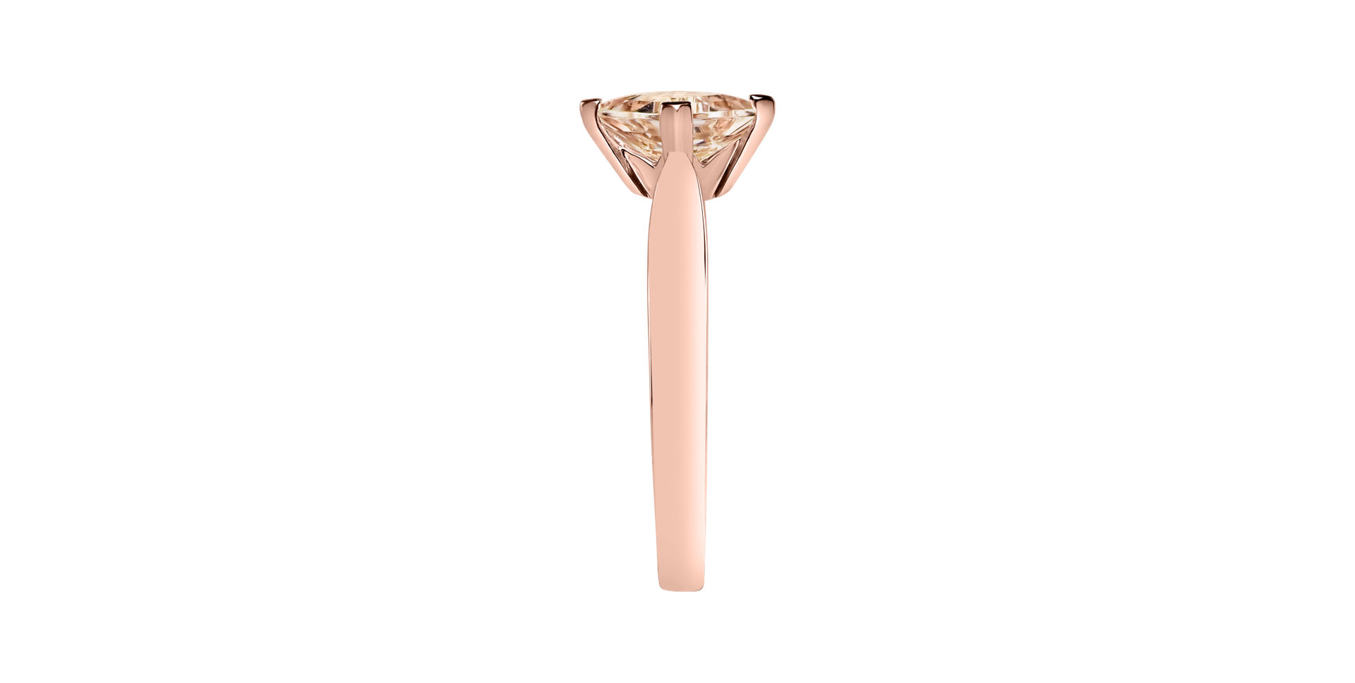 Ring with Morganite Bonbon