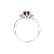 Diamond ring with Ruby Midnight Serenity3