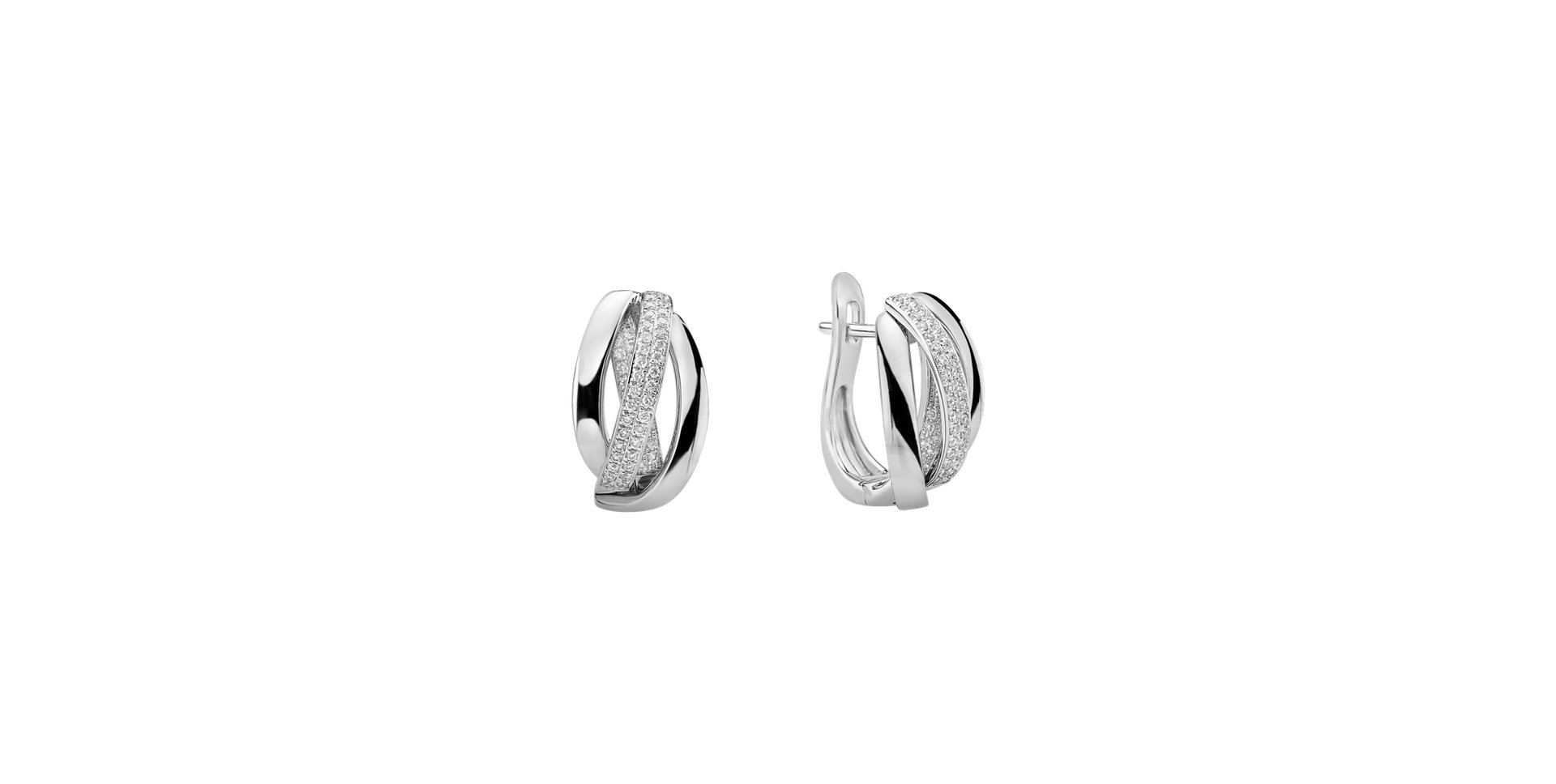 Diamond earrings Charming Ray