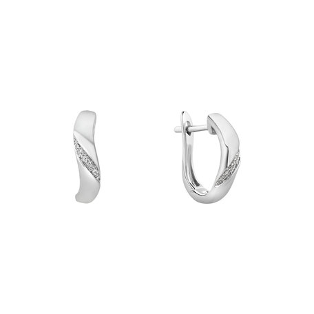 Diamond earrings Moon Ray