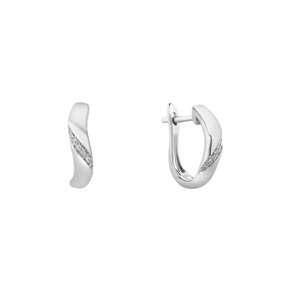 Diamond earrings Moon Ray