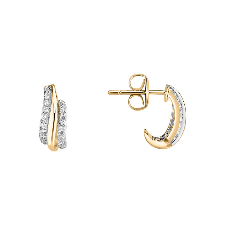 Diamond earrings Sparkling Sea