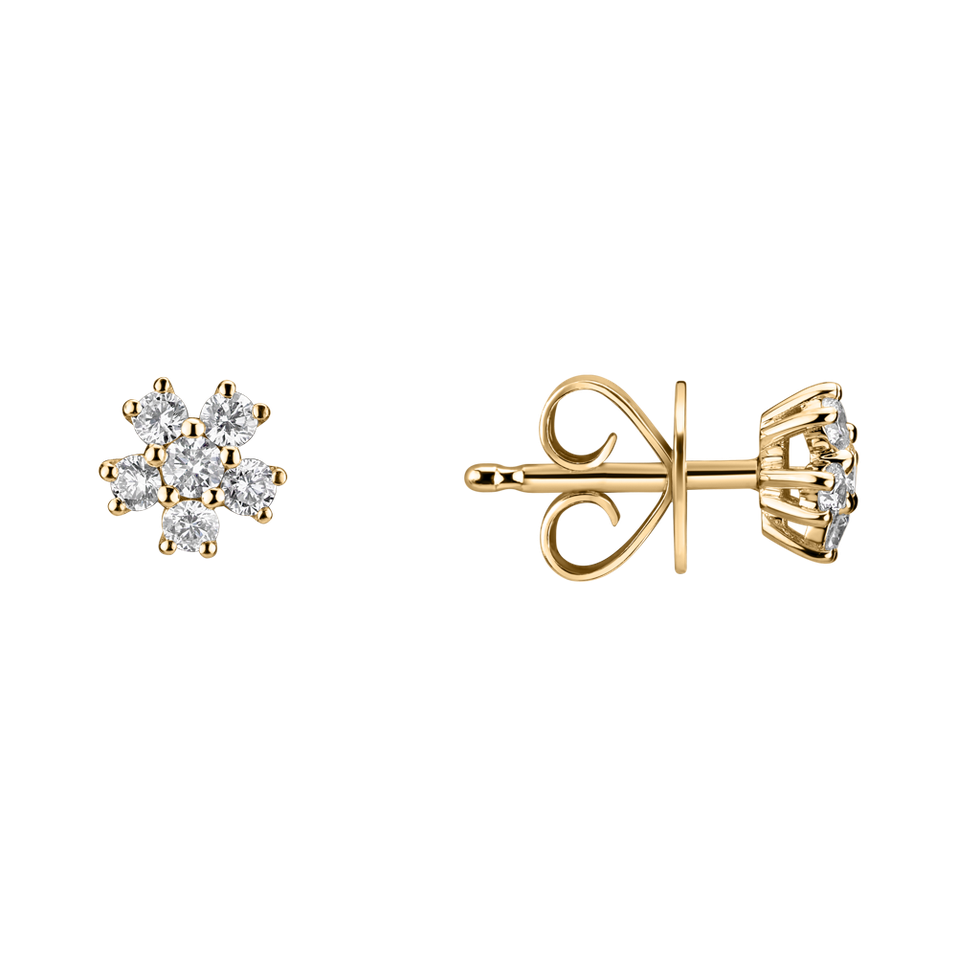 Diamond earrings Sparkless