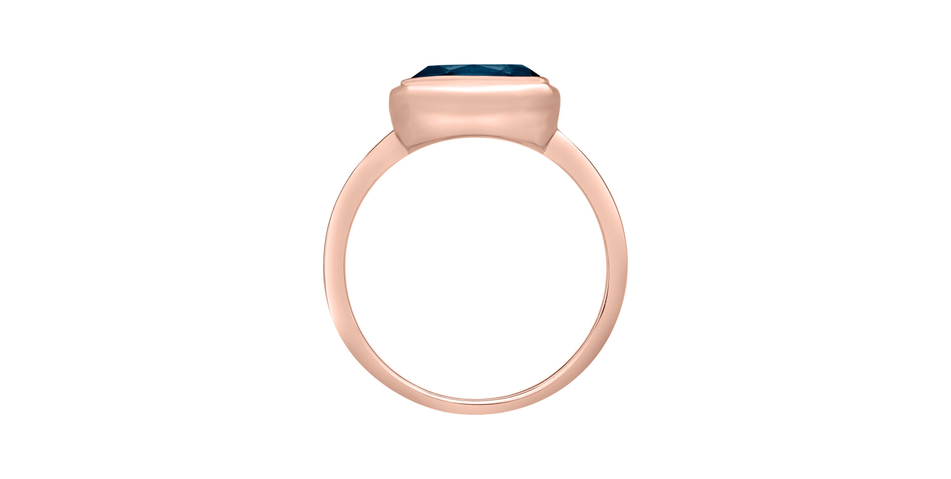 Ring with Topaz London Bonbon