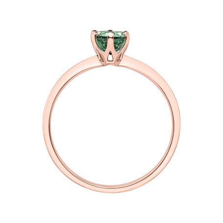 Ring with Turquoise Tourmaline Bonbon
