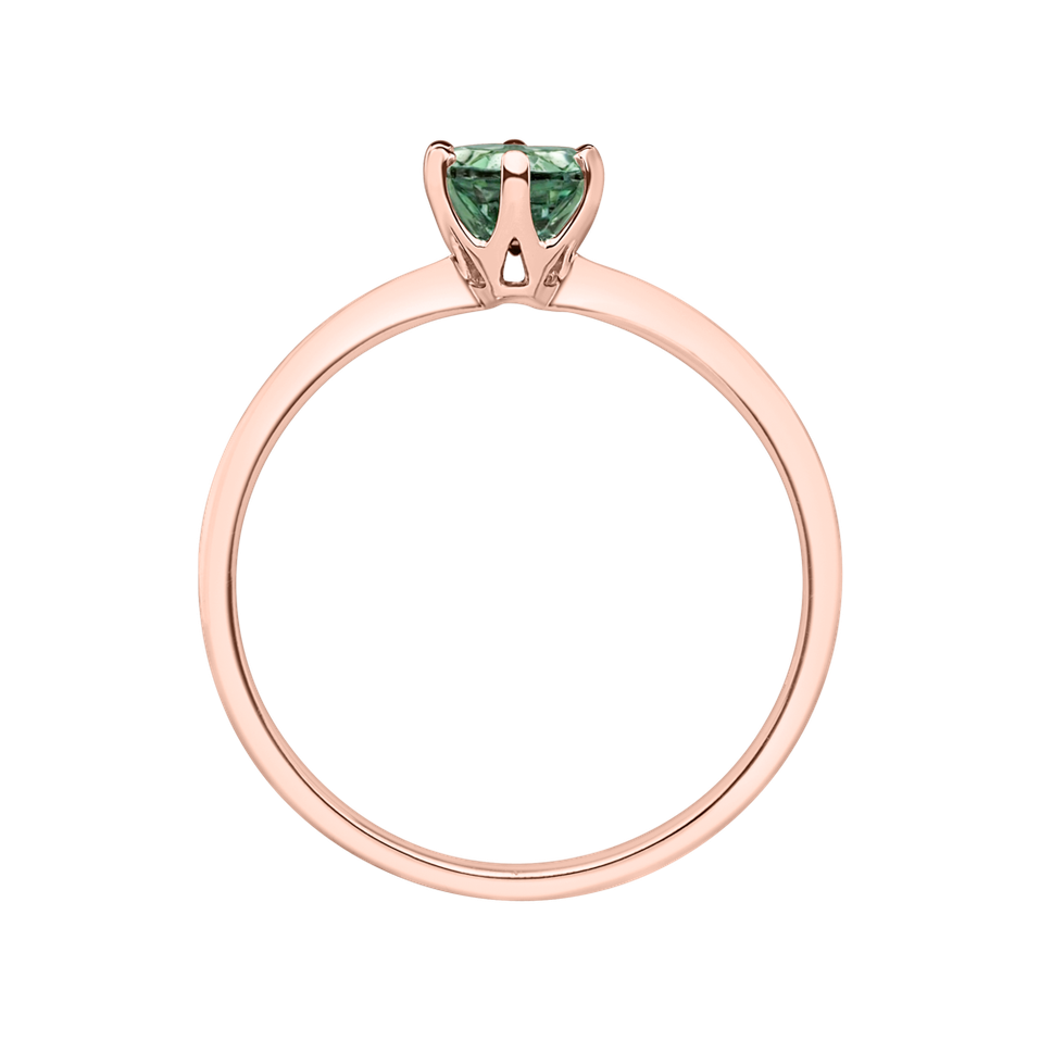 Ring with Turquoise Tourmaline Bonbon