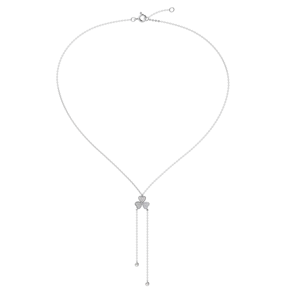 Diamond necklace Flower Waterfall