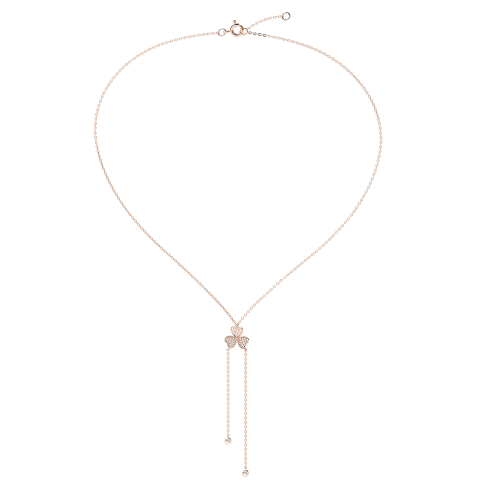 Diamond necklace Flower Waterfall