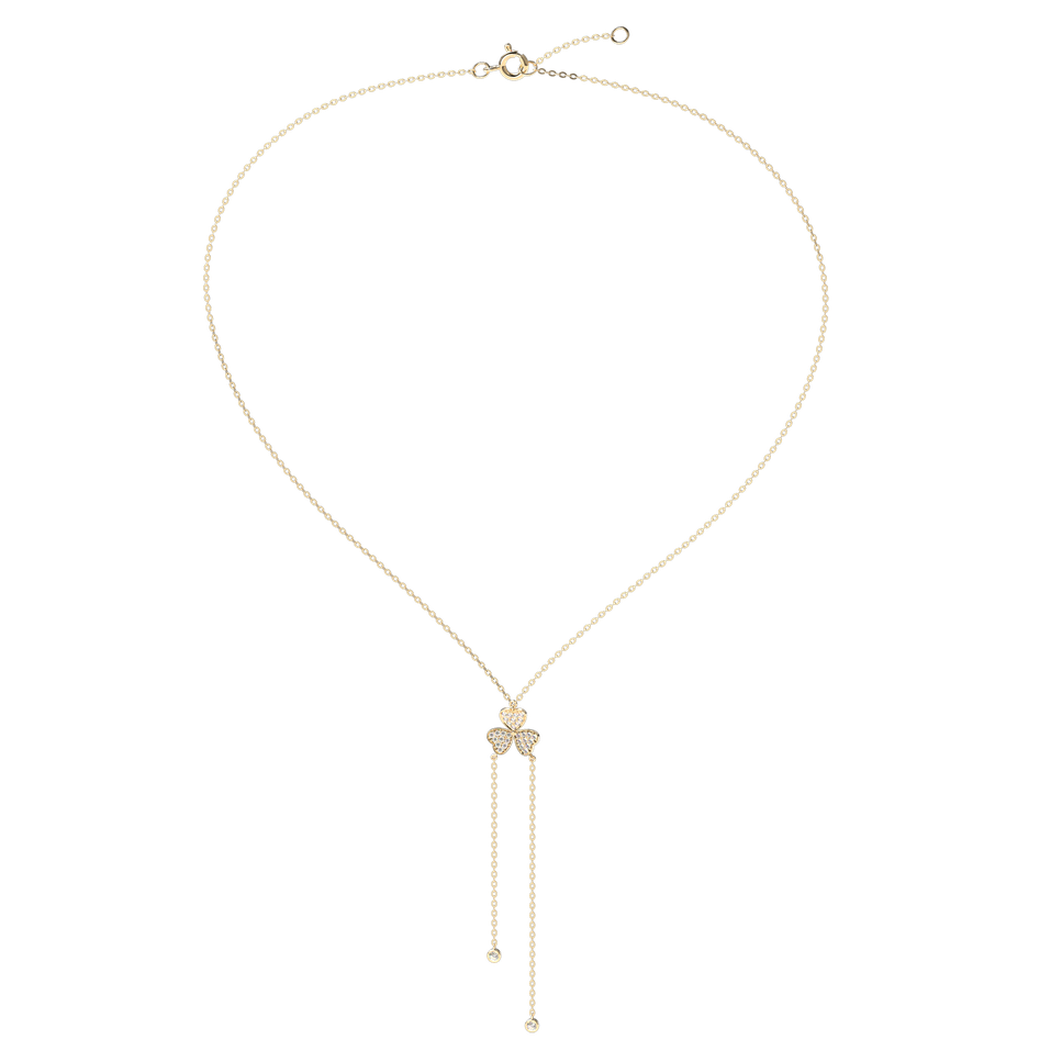 Diamond necklace Flower Waterfall