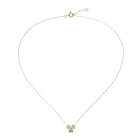 Diamond necklace Trefoil