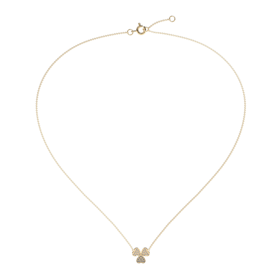 Diamond necklace Trefoil