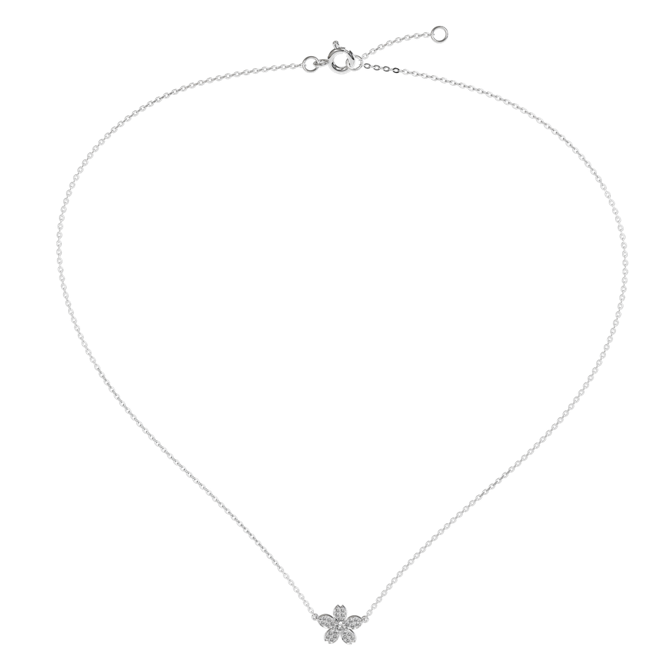 Diamond necklace Flower