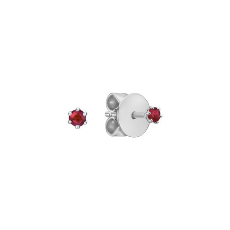 Earrings with Ruby Vesper Romance