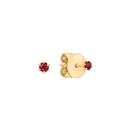 Earrings with Ruby Vesper Romance