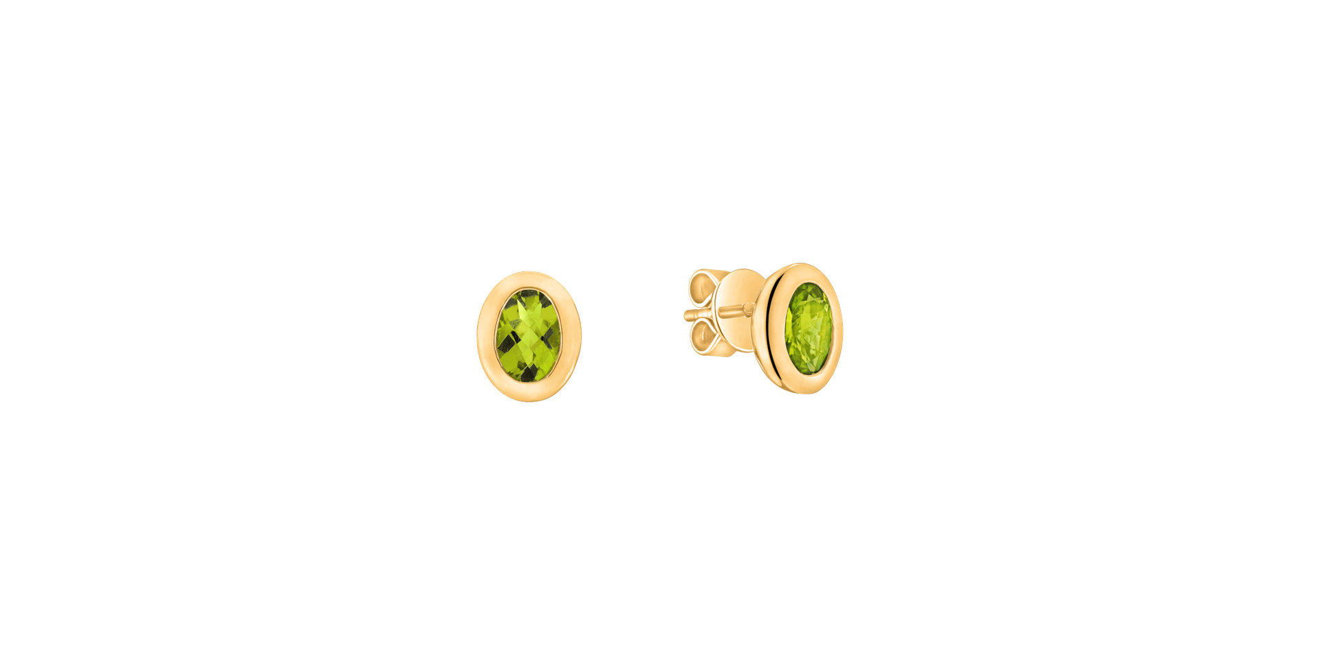 Earrings with Peridot Sweet Candy