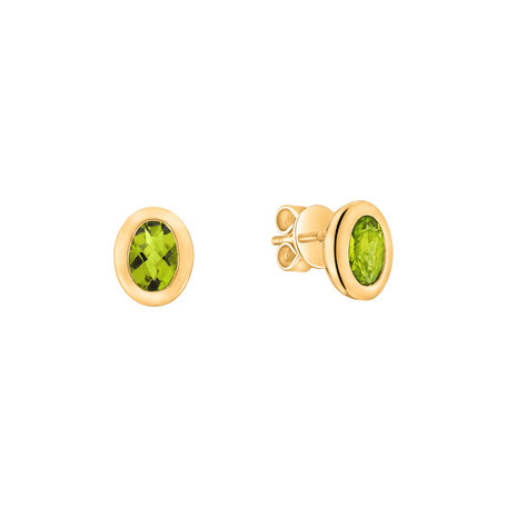 Earrings with Peridot Sweet Candy