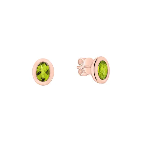 Earrings with Peridot Sweet Candy
