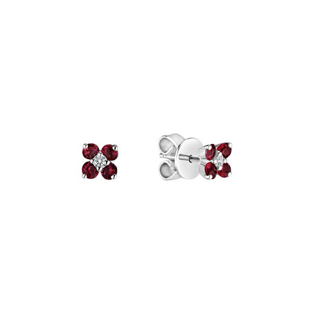 Diamond earrings with Diamantem Divine Bloom