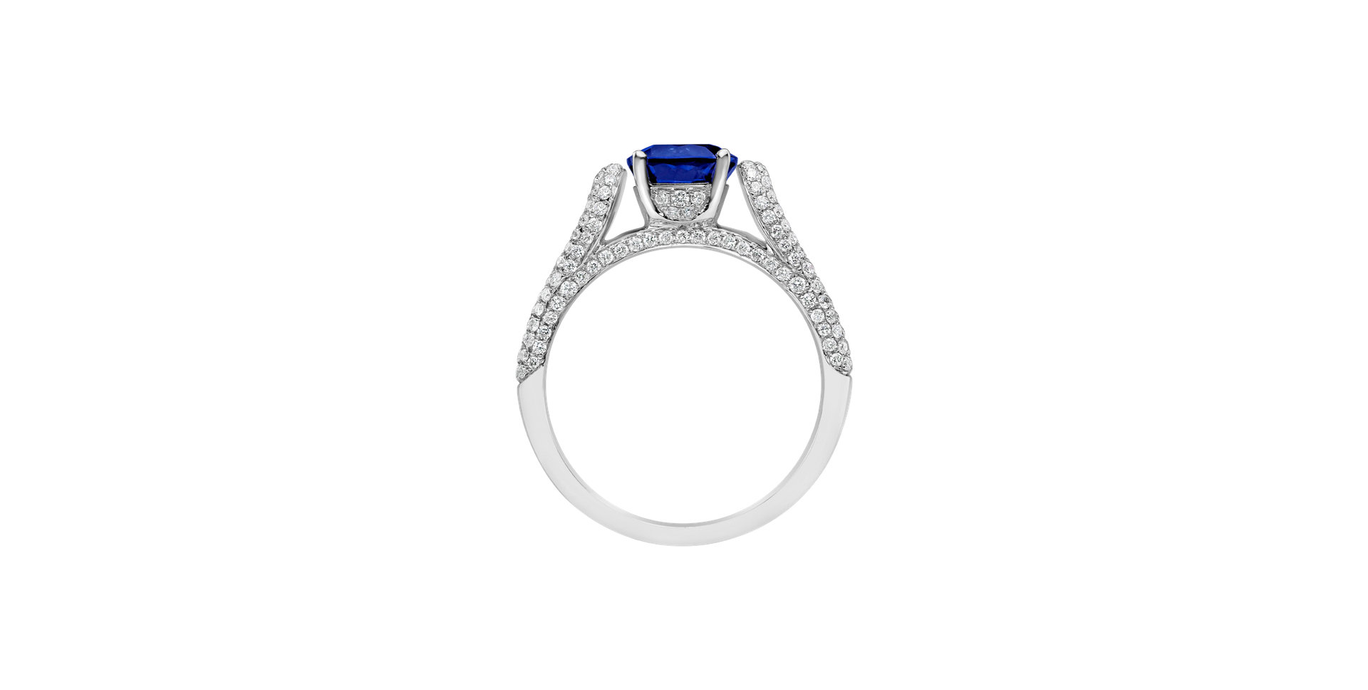 Diamond ring with Sapphire Gentleman's Dream