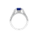 Diamond ring with Sapphire Gentleman's Dream3