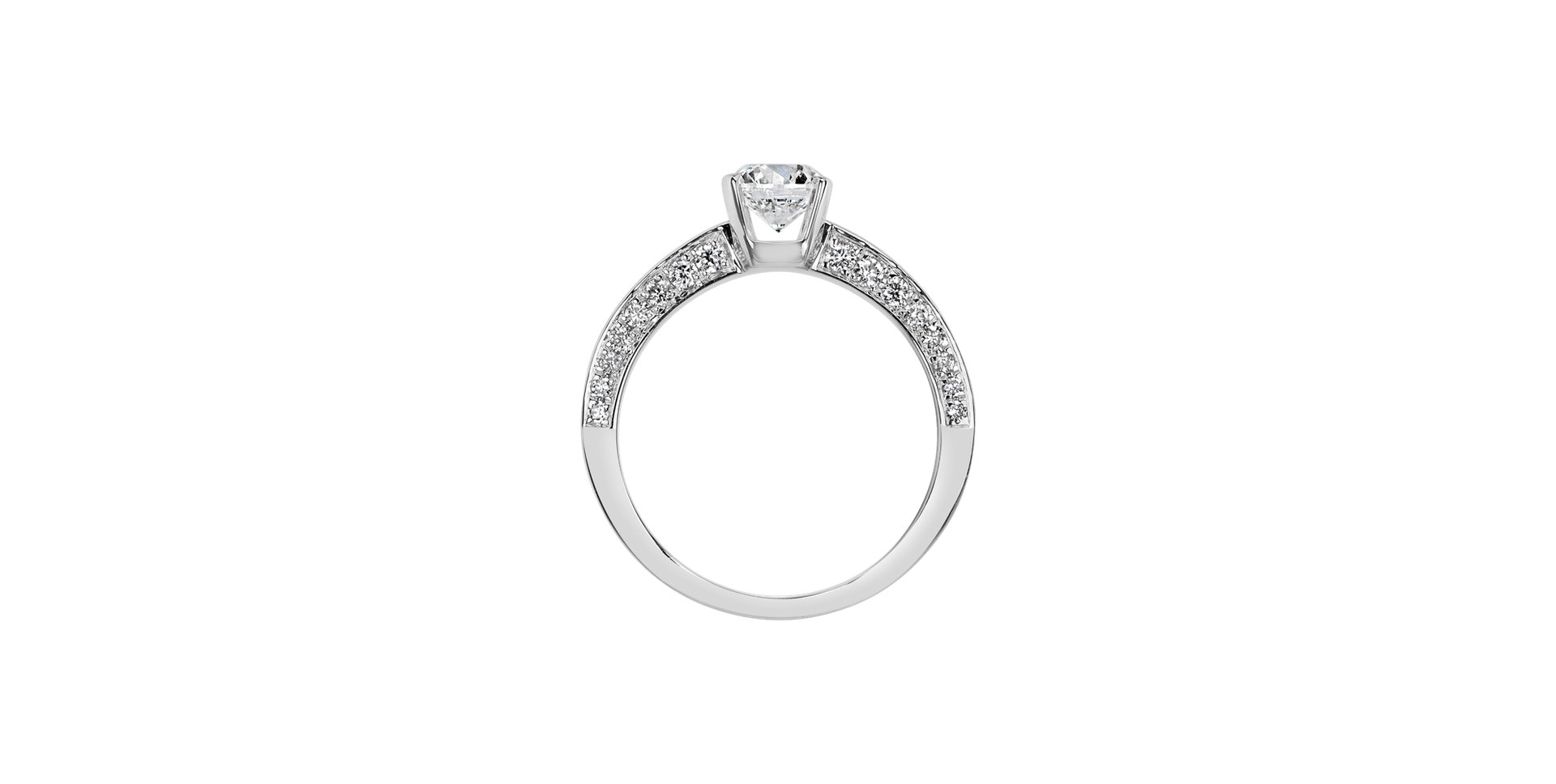 18ct white gold diamond ring Power of Love