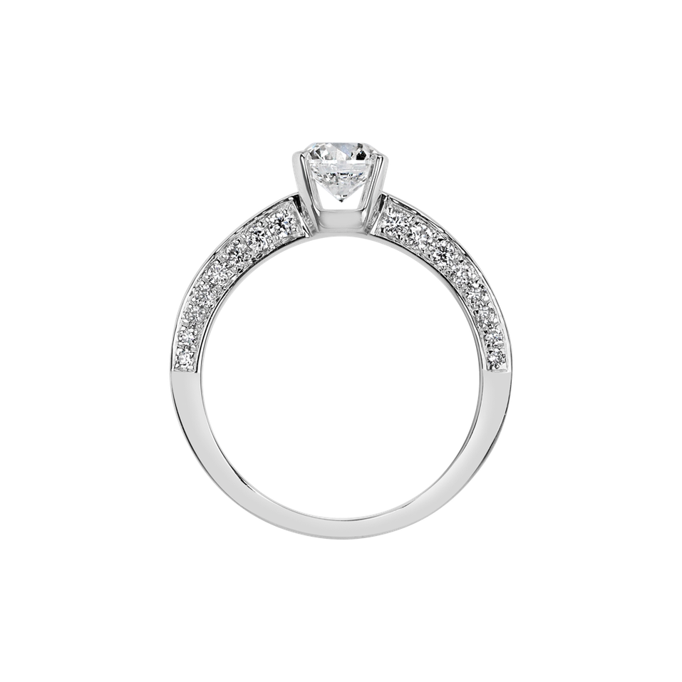 18ct white gold diamond ring Power of Love
