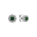 Diamond earrings with Emerald Everyday Glow3