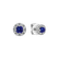Diamond earrings with Sapphire Everyday Glow3