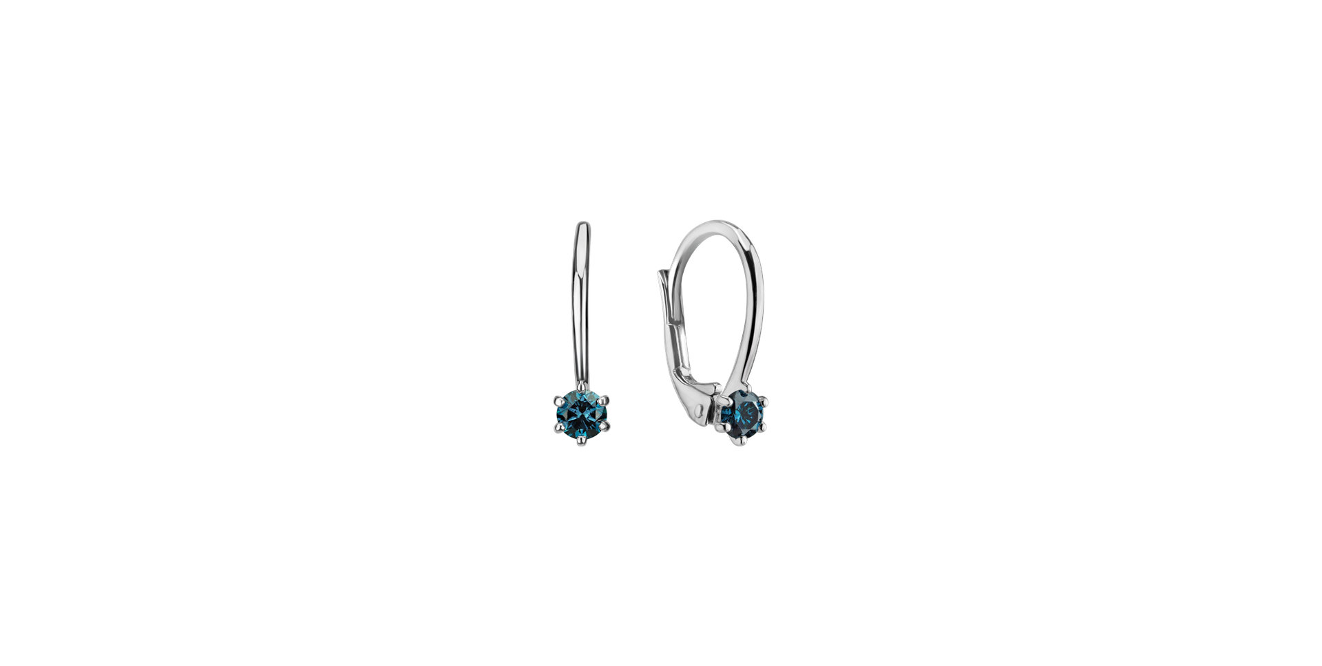 14ct white gold diamond earrings Everyday Glow