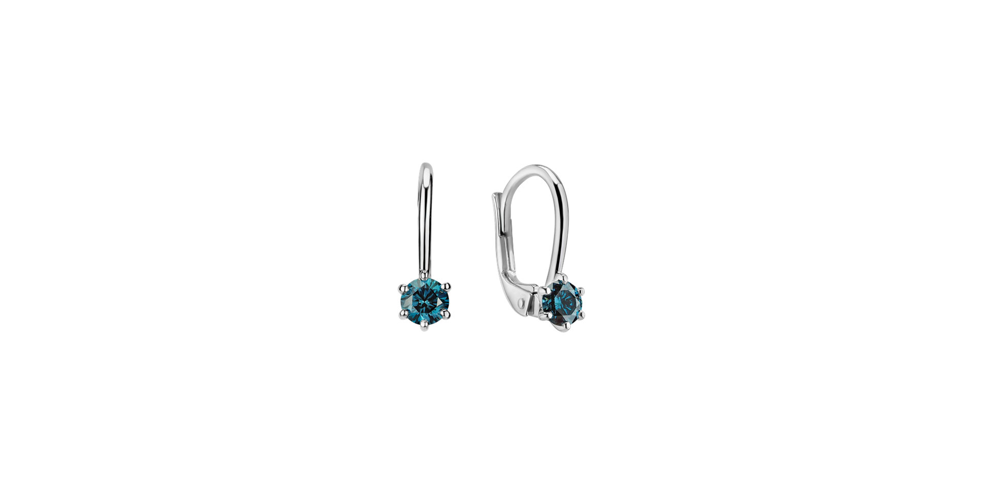 14ct white gold diamond earrings Everyday Glow